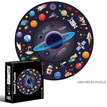 Achetez en gros 3d 2d Puzzle En Papier Rond, Puzzle Lion Puzzle, Carton  Espace Terre Jeux Puzzles Jouets En Gros Chine et Puzzle à 1.54 USD