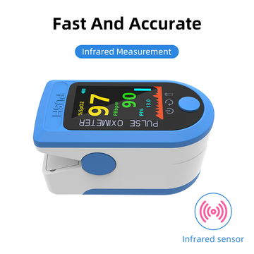 dedo Oxímetro de pulso Oxígeno en sangre SPO2 Medidor de pulso cardíaco  Sensor
