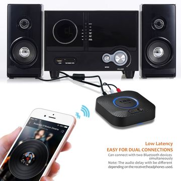 Récepteur audio Bluetooth Musique stéréo Adaptateur de système audio  Bluetooth sans fil 