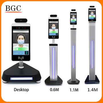 China BGC 8 inch Face recognition alarm system temperature measurement ...