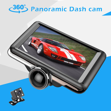 360 ° Dash Cam, 4 canaux voiture DVR