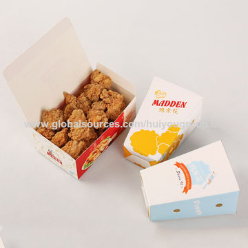 Source Wholesale Take Out French Fries Fried Chicken Packaging Food Box  Custom Logo Printed Disposable KFC Takeaway Fast Food Box on m.