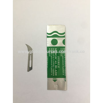 Lames de scalpels chirurgicaux, en acier inoxydable et en acier au carbone