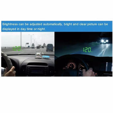 China Car OBD2+GPS dual mode speedometer HUD Car Alarm 5