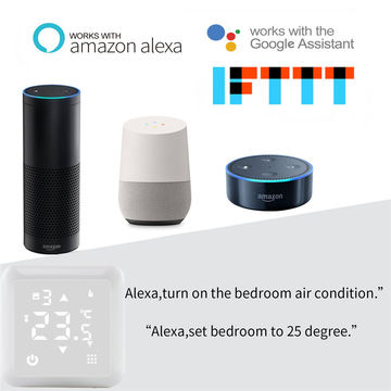 Thermostat Intelligent WiFi Programmable Contrôleur de Température Compatible avec Alexa Google Home