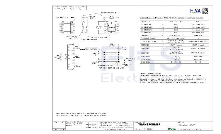 Fly Back Texas Instruments China FKS MID-FLYTI Flyback Transformers for Texas Instruments on ...