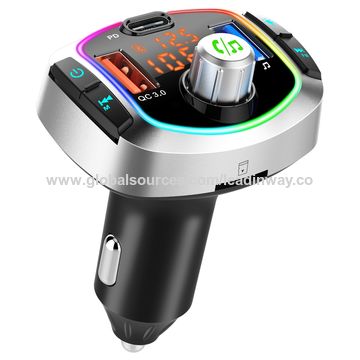 Buy Wholesale China 2020 Hot Bluetooth Fm Transmitter Car Charger With  Pd3.0 Breathing Light Three Usb Ports & Fm Transmitter at USD 6.2