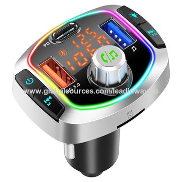 Buy Wholesale China 2020 Hot Bluetooth Fm Transmitter Car Charger With  Pd3.0 Breathing Light Three Usb Ports & Fm Transmitter at USD 6.2