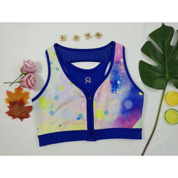 Buy Wholesale China Women's Recycled Sports Bra With Sublimation