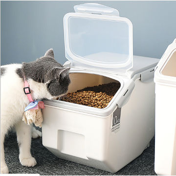 3 PIECE AIRTIGHT LARGE STORAGE CONTAINERS FEED PET DOG CAT ANIMAL