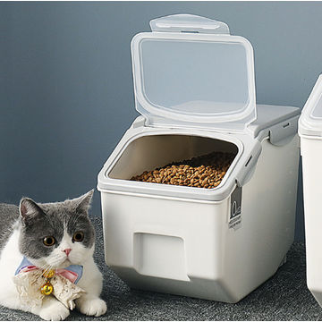 Buy Wholesale China Cat Food Bucket Sealed Storage Box Pet Insect Proof  Moisture-proof Storage Can 5kg Rice Bucket & Food Container at USD 5.63
