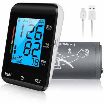 Bp Temp Machine ChinaCE FDA approval auto upper arm blood pressure meter BP machine LCD ...