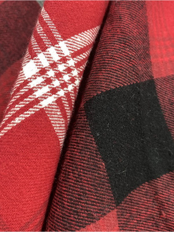 Wholesale new selling 100cotton reactive yarn dyed flannel shirts