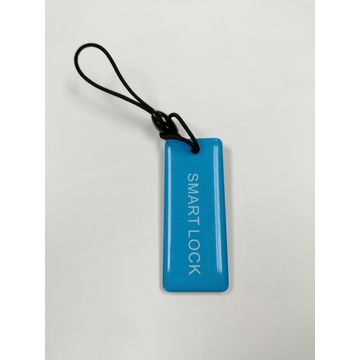 RFID Epoxy Keyfob, 45*18mm, Blau, ATA5577, 125kHz Frequenz, Lesen/Schreiben