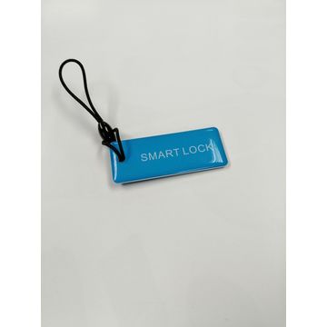 RFID Epoxy Keyfob, 45*18mm, Blau, ATA5577, 125kHz Frequenz, Lesen/Schreiben