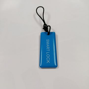 RFID Epoxy Keyfob, 45*18mm, Blau, ATA5577, 125kHz Frequenz, Lesen/Schreiben