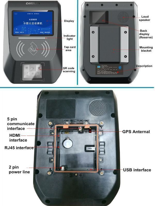 Simtech Pos China Cashless POS payment system pos all in one ticket terminal pos ...