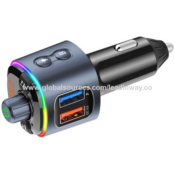 Car Cigarette Lighted Powered Bluetooth 5.0 Wireless FM