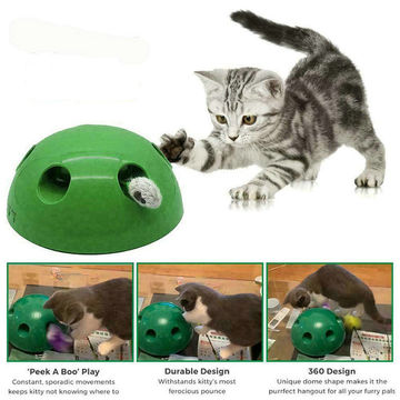 Pet Cat Toy Spring /Suction Cup /Bell Mice Mouse Feather Toy Funny Fur