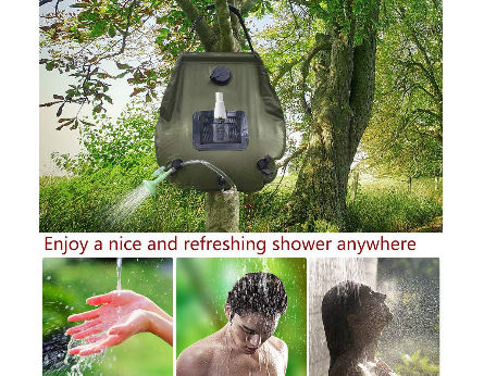 solar camp shower bag