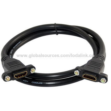 1m/3ft HDMI Cable with Locking Screw 4K - HDMI® Cables & HDMI Adapters