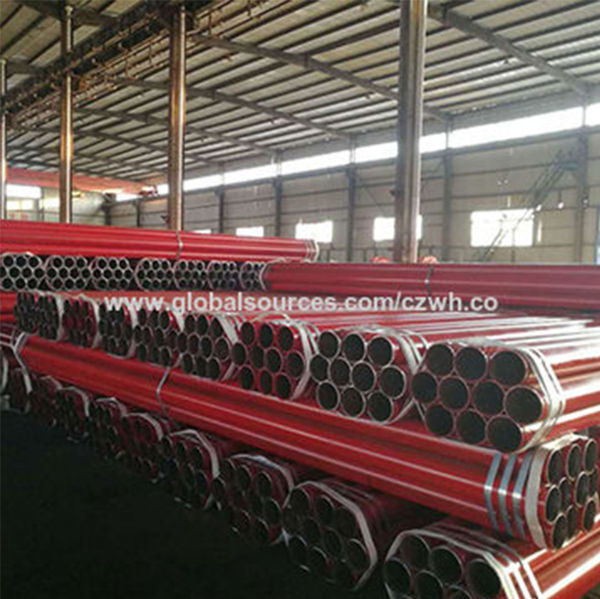 China Fire Sprinkler Pipe/Mild Steel ERW Steel Pipe/Tube with Grooved