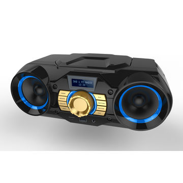 Rádio Boombox com Display LED e CD Player para Atacado