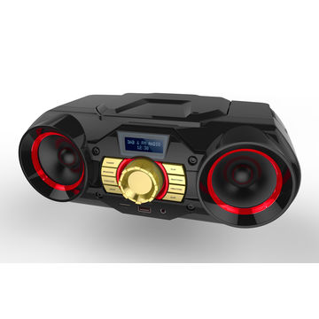Rádio Boombox com Display LED e CD Player para Atacado