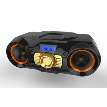 Rádio Boombox com Display LED e CD Player para Atacado
