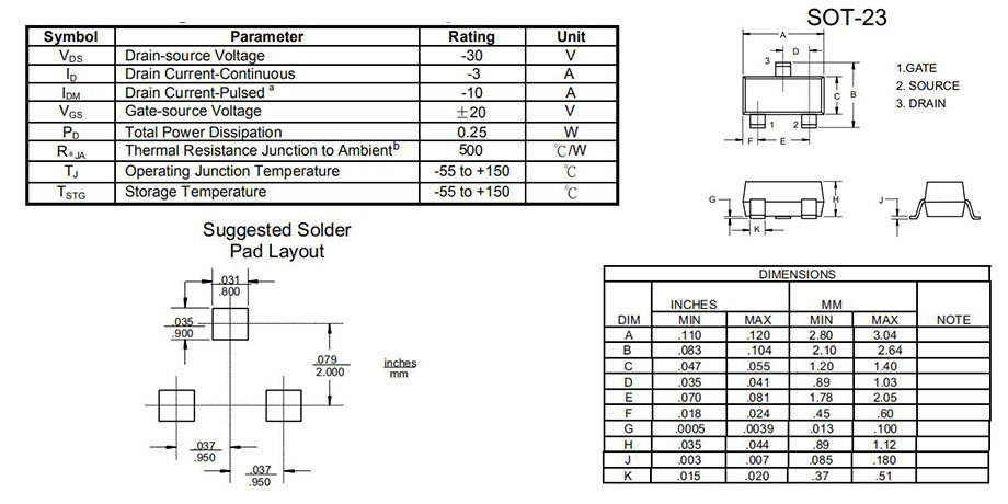 IRLML 6344 N-Channel MOSFET 30V 5A 1,3W 0,029R SOT23 NEW #BP 4 PCs