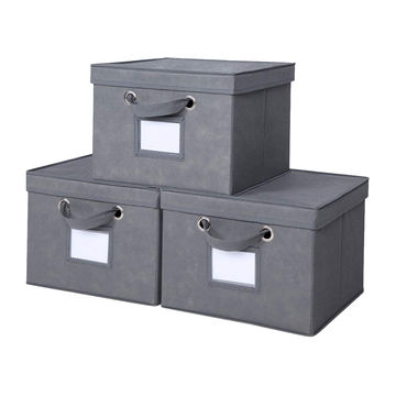 Small Storage Box with Lid, Closet Accessories