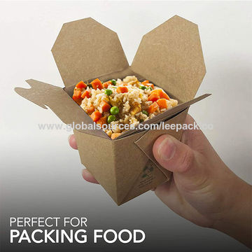 PLA Compostable Kraft Food Packaging Box for Noodle Pasta - China Food Pail  Box and Take Away Noodle Box price