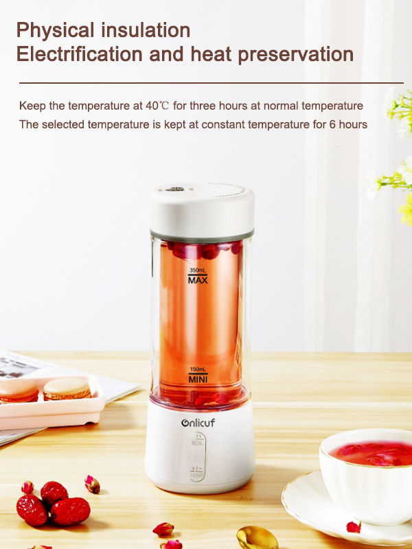 Portable Electric Kettle For Boiling Water 350ml Travel Beaker Tea