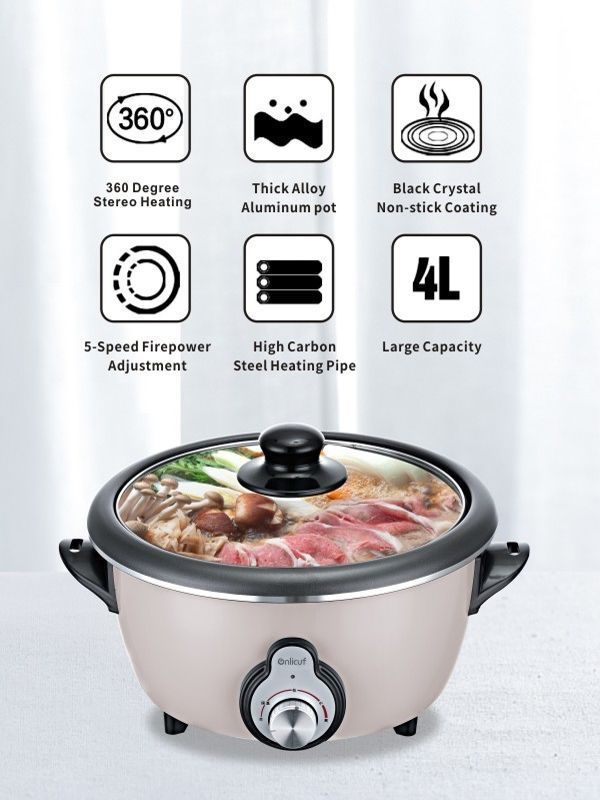 China Electric Hot Pot rice cooker 3L 4L 6L Multifuctional on Global ...