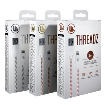 China Data line paper box package with blister in special printing ...