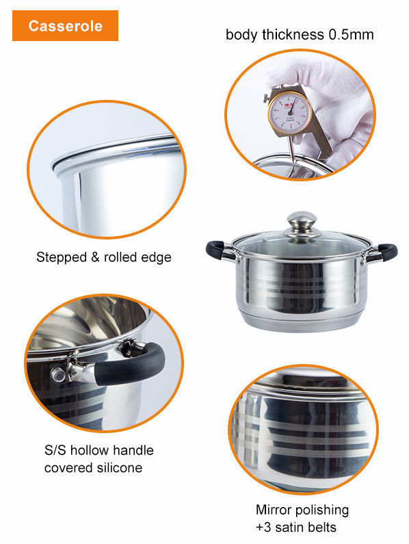 Buy Wholesale China Colorful 14pcs Stainless Steel Cooking Pot And