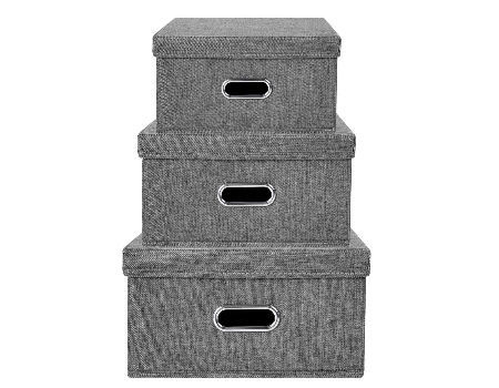 Closet Storage Bins with Lid and Handles for Home Using to store Clothes, Toys, Books etc. supplier