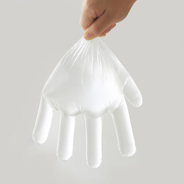 Claro Guantes de Polietileno de plástico desechables - China Los guantes y guantes  desechables precio