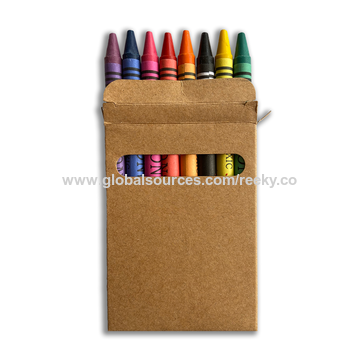 Crayons de couleur écologiques pour le visage des enfants, boîte