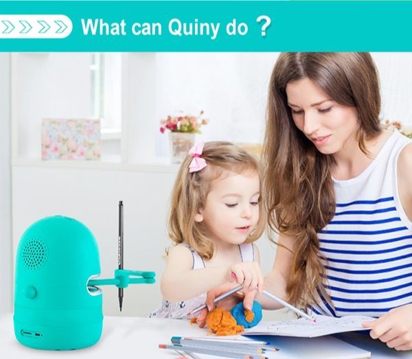  MindWare Quincy - Robot de juguete de lujo para niños de 4 años  en adelante, divertida actividad educativa que enseña a los niños a  escribir y dibujar : Juguetes y Juegos