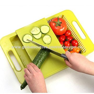 Kitchen Cutting Board Easy-Grip Handles Antibacterial, Non-Porous, Non-Slip  Chopping Boards - China Polypropylene Cutting Board and Anti-Skidding Cutting  Board price