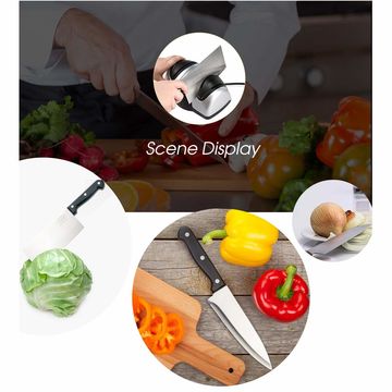 Hot Sale Kitchen Gadget Multifunctional Artifact Grindstone Home Fast  Electric Knife Sharpener - China Kitchenware, Knife Sharpener