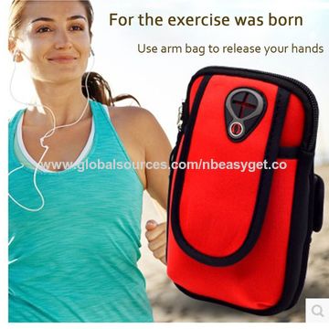 Mobile Phone Bag Phone Armband Running Bracelet Arm Band Holder Run  Wristband Belt Case For iPhone All Cell Phone Sport Armbands