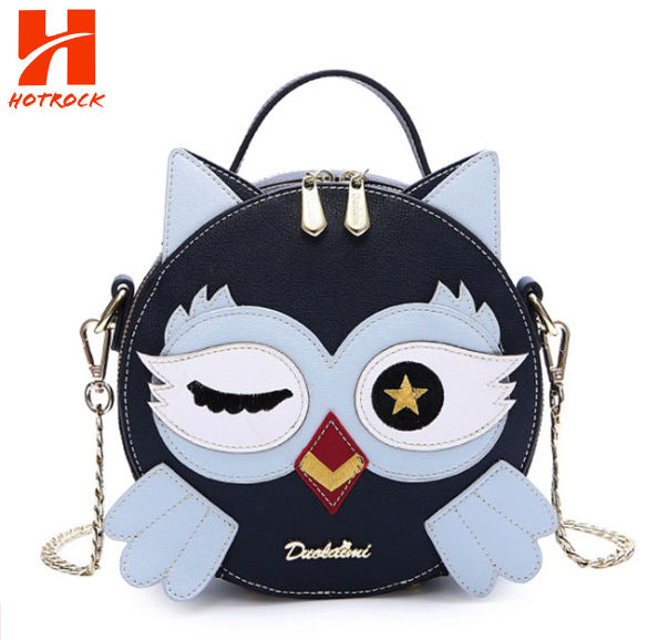 Owl Purse for Girls - White