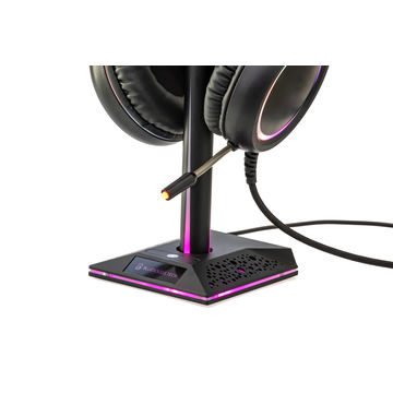 Tilted Nation RGB Headset Stand and Gaming Headphone Stand for Desk Display