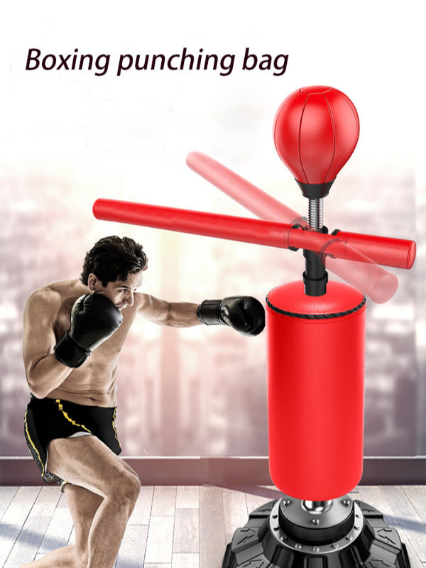 Boxing Speed ​​Ball Fitness Vent Ball Adulto Colgando Saco de boxeo libre  (Forma de pera Negro)