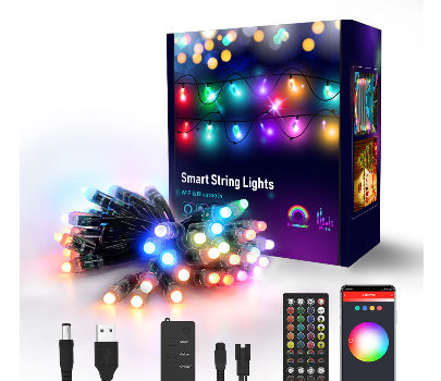 5/10/20M Smart Tuya WiFi LED String Light timer Garland Curtain Lamp Home  Halloween Party Decoration Night Lights