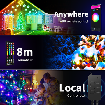 5/10/20M Smart Tuya WiFi LED String Light timer Garland Curtain Lamp Home  Halloween Party Decoration Night Lights