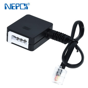 Buy Wholesale China Telephone Cable Tae-f Male To Rj11 Male 6p4c Flat Wire  To Tae-f Socket Modem Router Answer Machine & German Telephone Cord at USD  0.3
