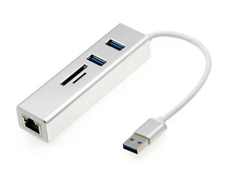 usb hub with ethernet port and sd card